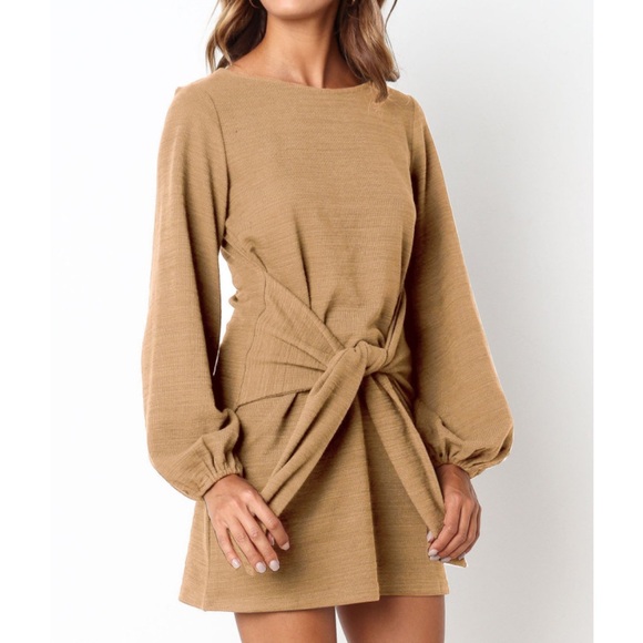 R. Vivimos Dresses & Skirts - R. Vivimos  Winter Front Wrap Dress Long Sleeves Round
Neck M 138